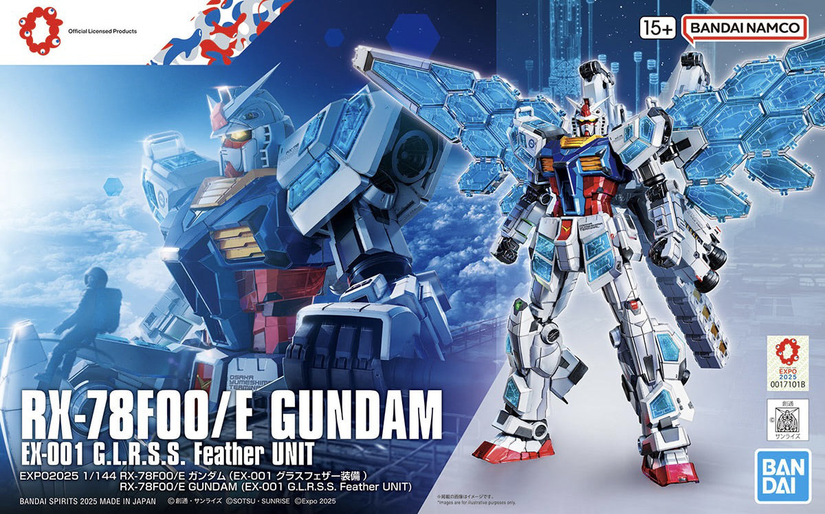 Gundam - 1/144 RX-78F00/E Gundam (Glass Feather Equipment) [Expo 2025 Limited]