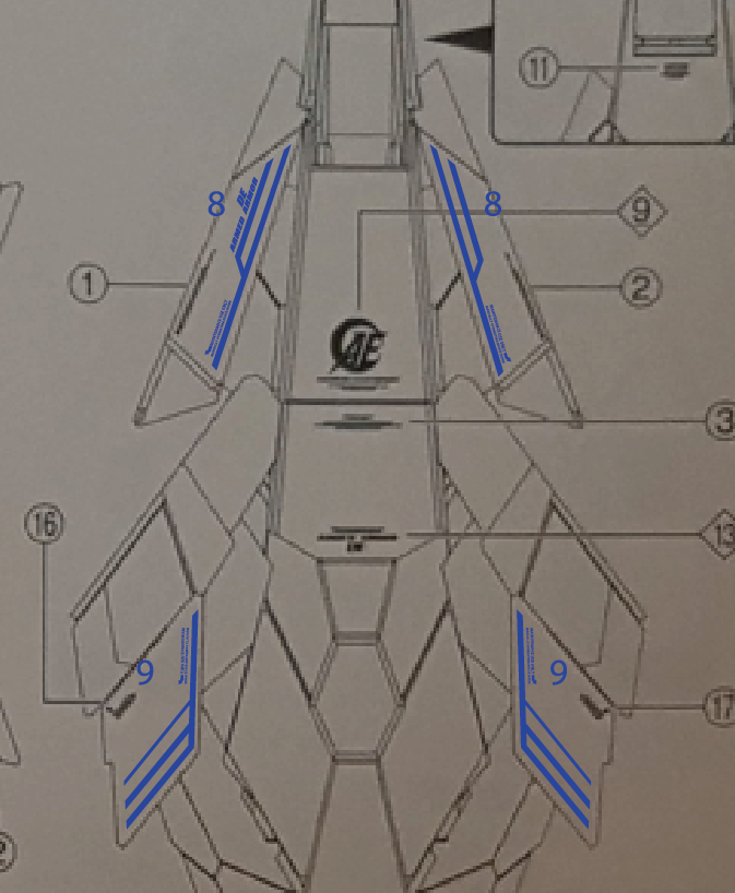 Delpi Decal - RG HG 1/144 Unicorn Gundam Perfectibility Holo