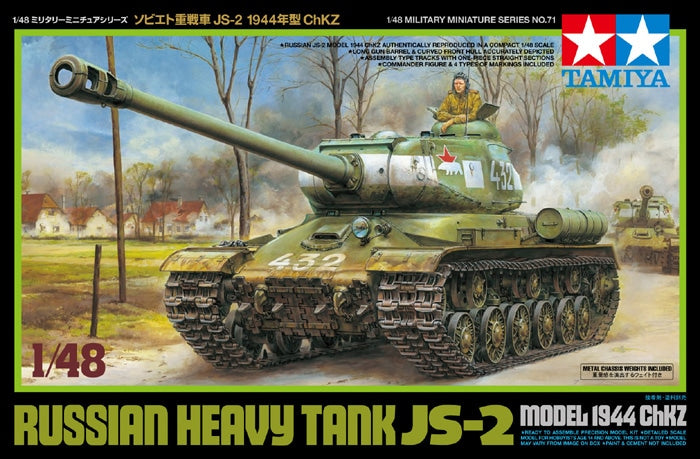 Tamiya - 1/48 Russian Heavy Tank JS-2 model1944 ChKZ