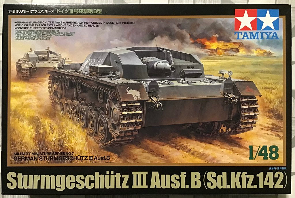 Tamiya - 1/48 German Sturmgeschütz III Ausf.B (Sd.Kfz.142)