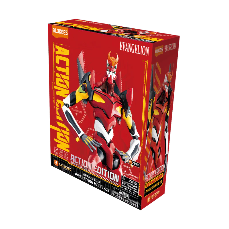 Evangelion - [Blokees] Production Model-02 Action Edition Model Kit