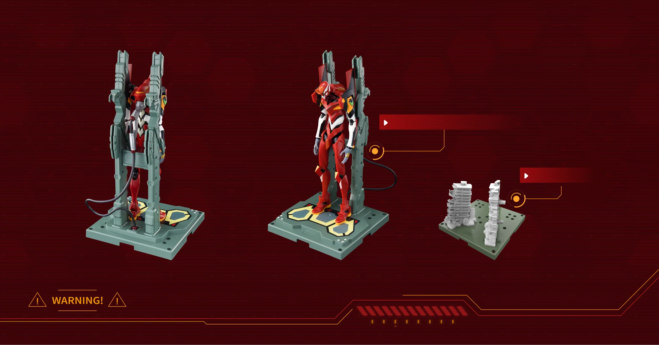 Evangelion - [Blokees] Production Model-02 Action Edition Model Kit