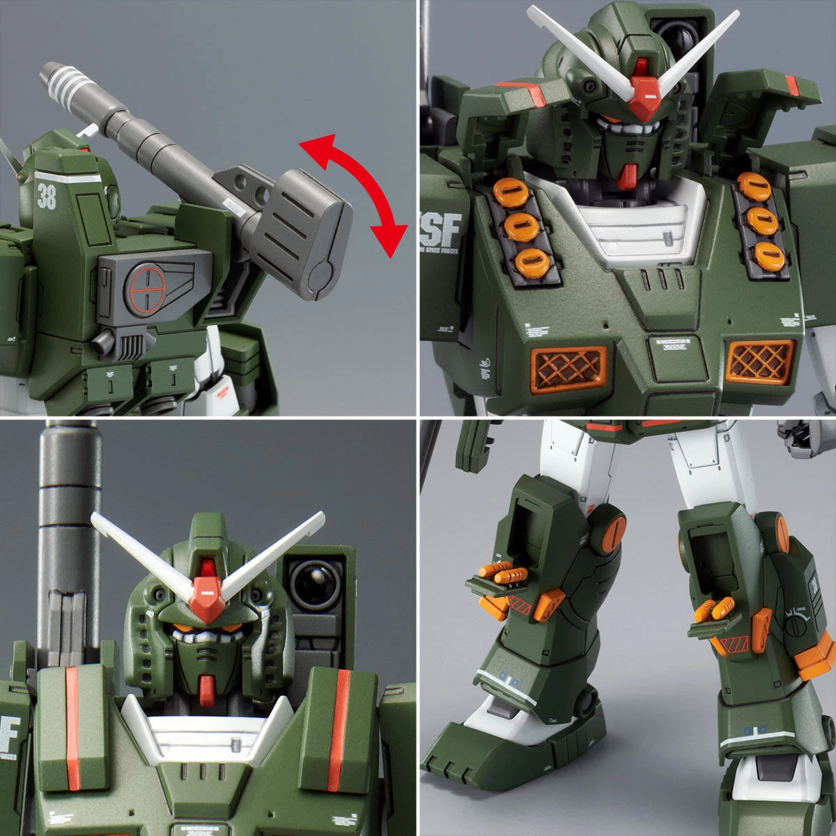Gundam - HG 1/144 FA-78-1 Full Armor Gundam [MSD] [P-Bandai]