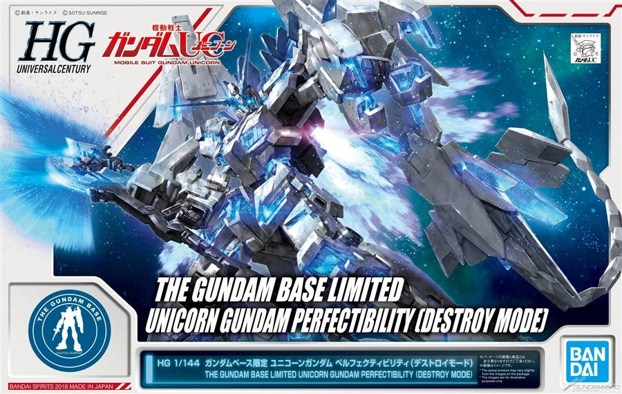 Gundam - HGUC 1/144 Unicorn Gundam Perfectibility (Destroy Mode)