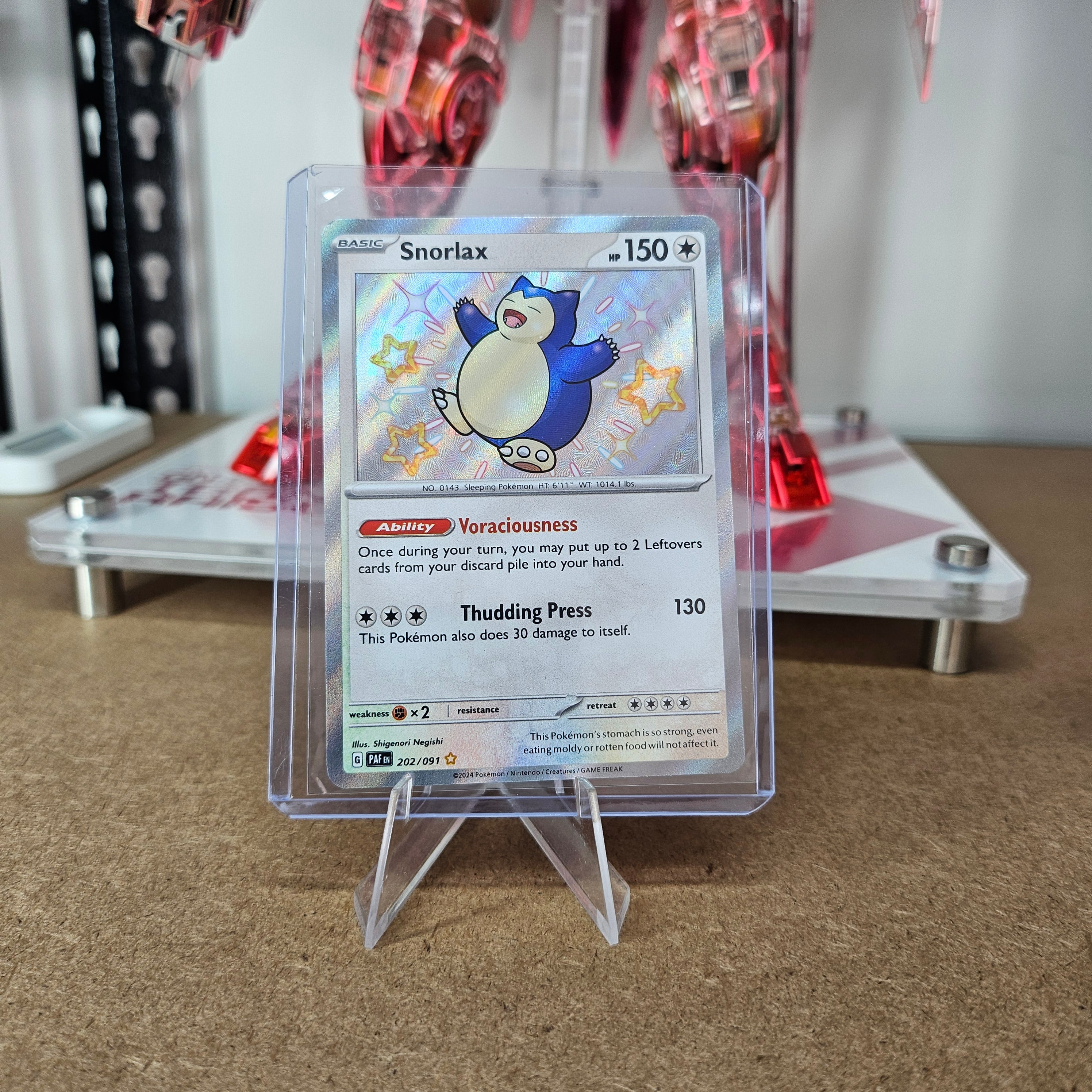 Pokemon - Snorlax 202/091 (Paldean Fates)