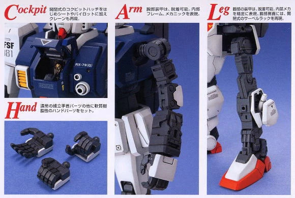 Gundam - MG 1/100 RX-79 [G] Gundam Ground Type