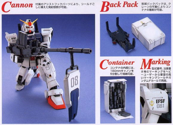 Gundam - MG 1/100 RX-79 [G] Gundam Ground Type
