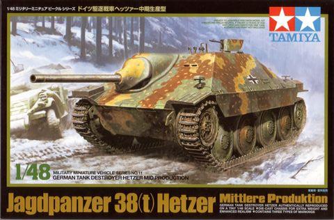Tamiya - 1/48 German Tank Destroyer Hetzer Mid Production