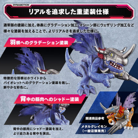 Digimon Adventure 02 - MetalGreymon (Blue) Dynamotion Figure [P-Bandai]