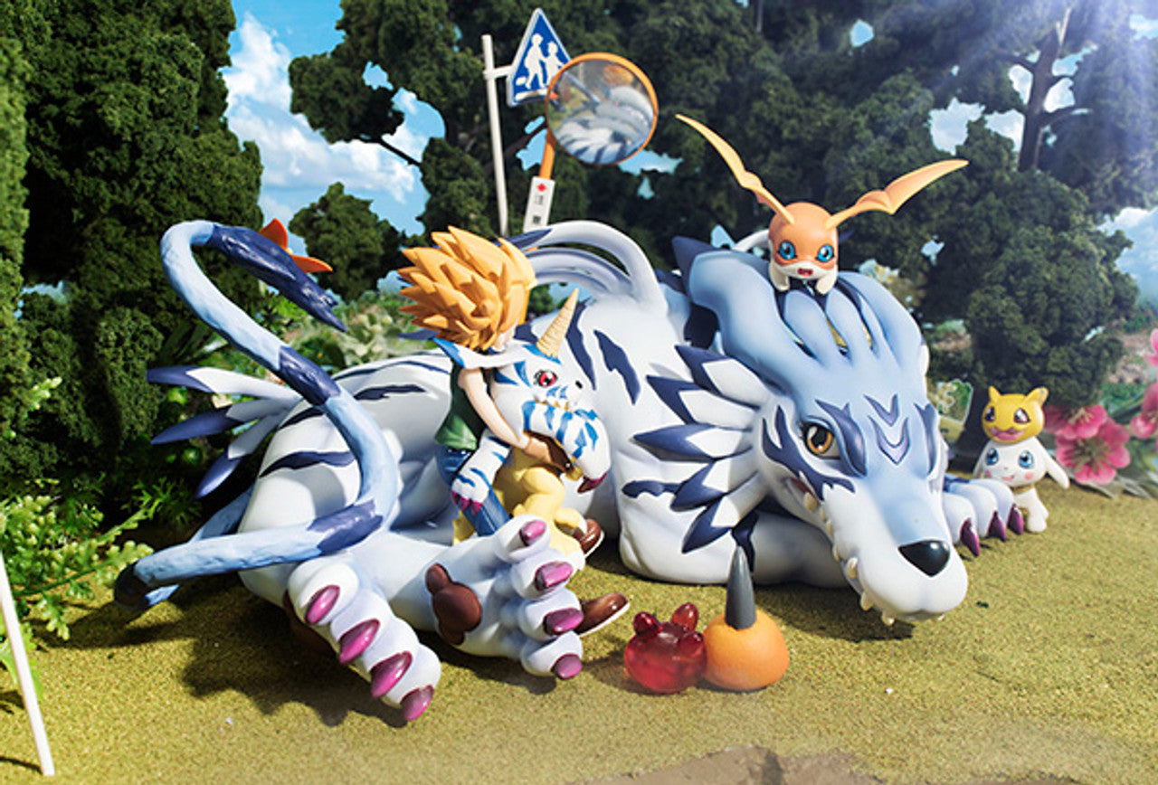 Digimon - Yamato Ishida & Garurumon GEM Figure | Megahouse
