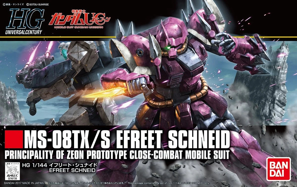 Gundam - HGUC MS-08TX/S 1/144 Efreet Schneid