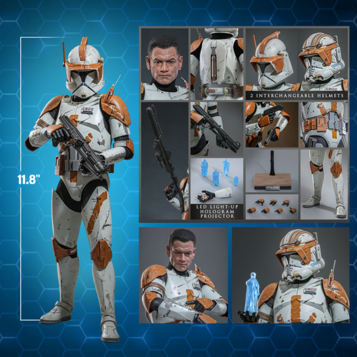 Star Wars - Hot Toys Clone Commander Cody 1/6 Scale Collectible Figure (Episode III) MMS796