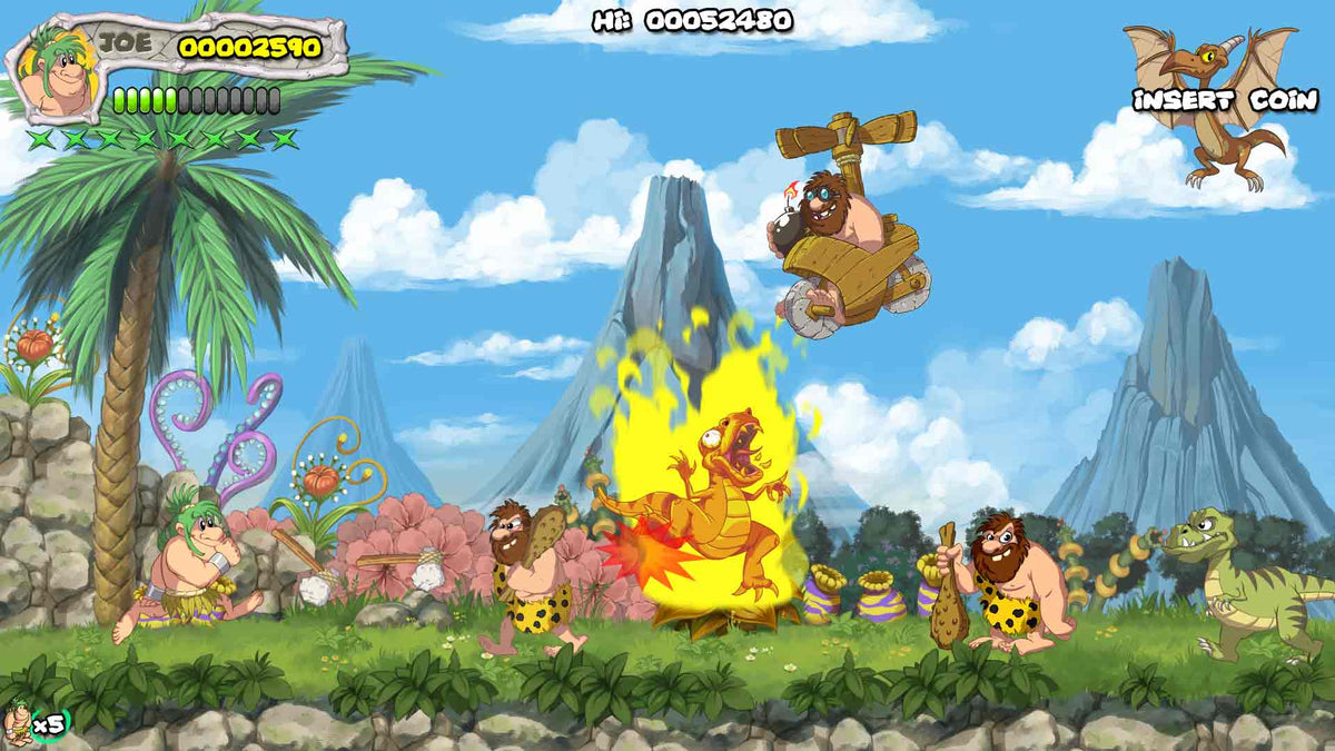 Nintendo Switch - Joe & Mac: Caveman Ninja T-Rex Edition