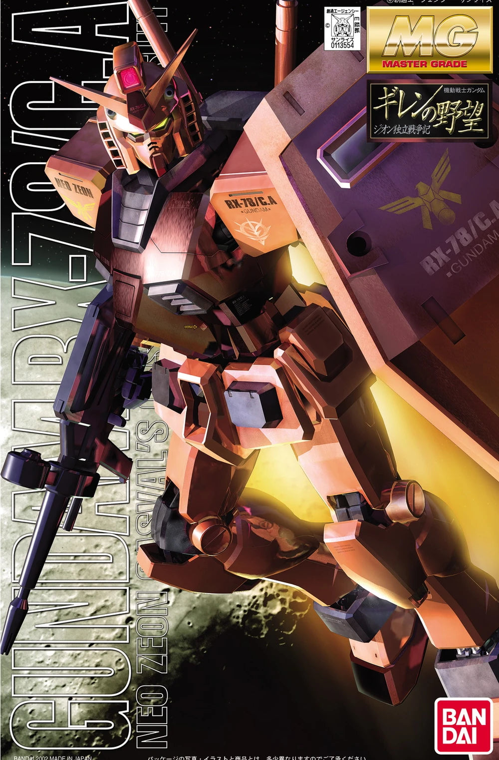 Gundam - MG 1/100 RX-78/C.A. Casval's Gundam Ver. 1.5