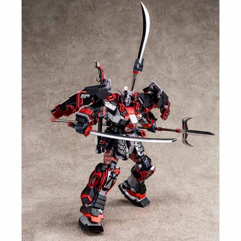 aGundam - MG 1/100 Shin Musha Gundam Sengoku no Jin [Kuroko Oyoroi / Black Robe Large Armor] [P-Bandai]