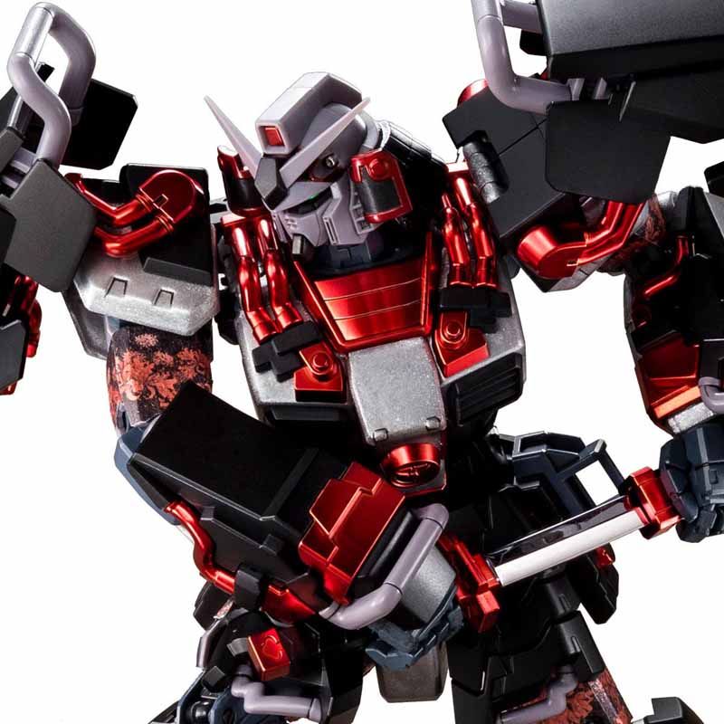 aGundam - MG 1/100 Shin Musha Gundam Sengoku no Jin [Kuroko Oyoroi / Black Robe Large Armor] [P-Bandai]