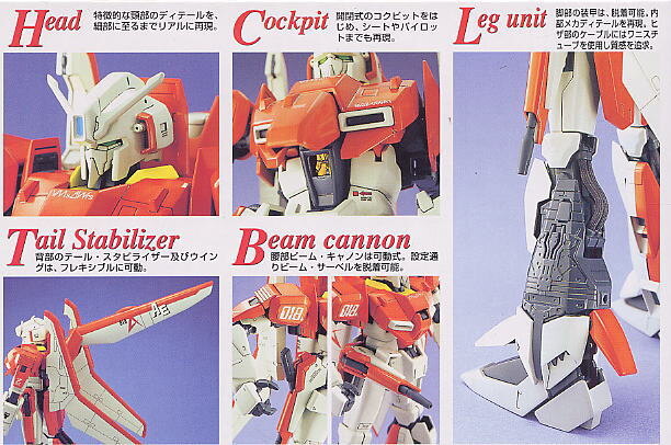 Gundam - MG 1/100 MSZ-006A1 Zeta Plus A1 Test Color [BOX DAMAGED]