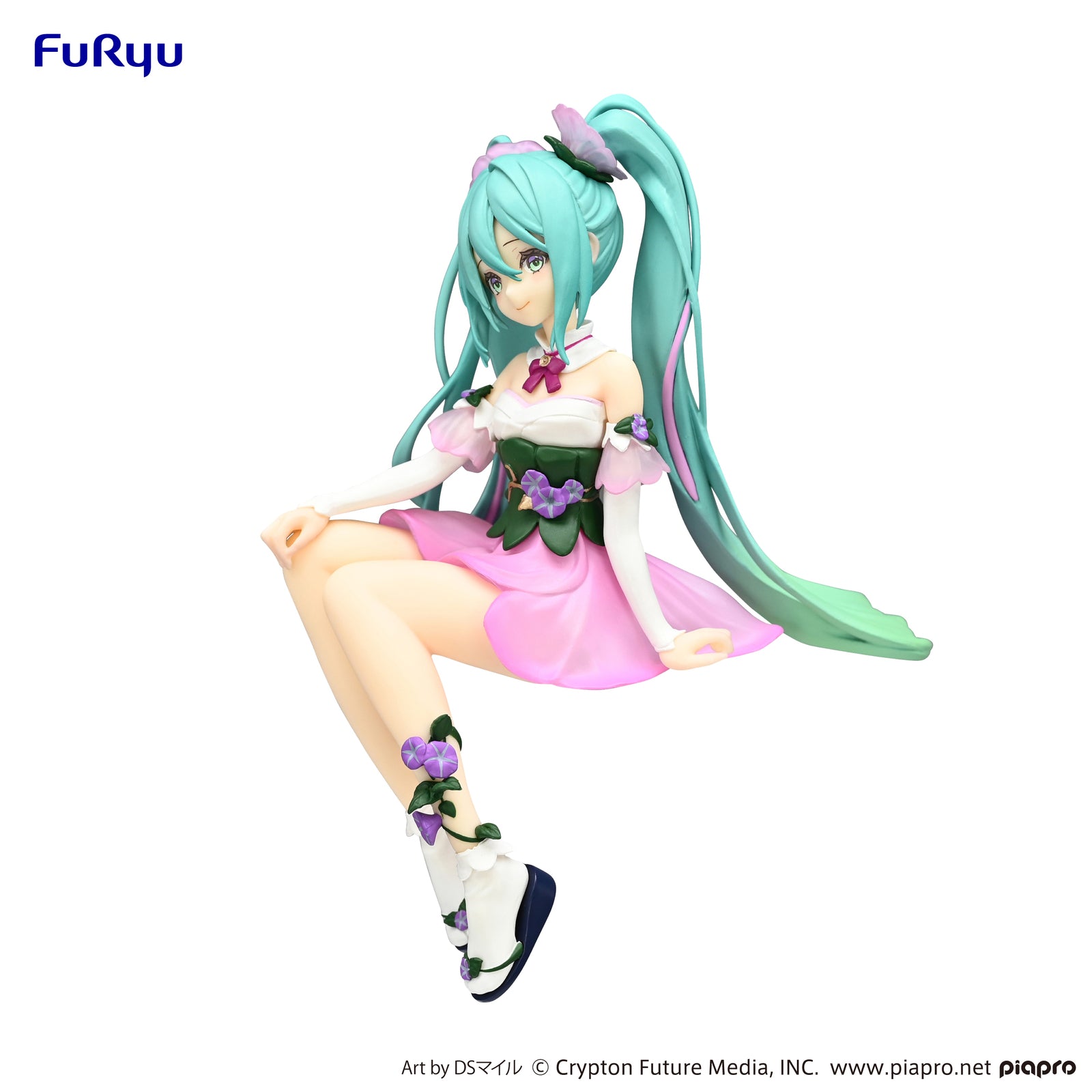 Vocaloid - Hatsune Miku Noodle Stopper Figure (Flower Fairy Morning Glory Pink Color Ver.) | Furyu