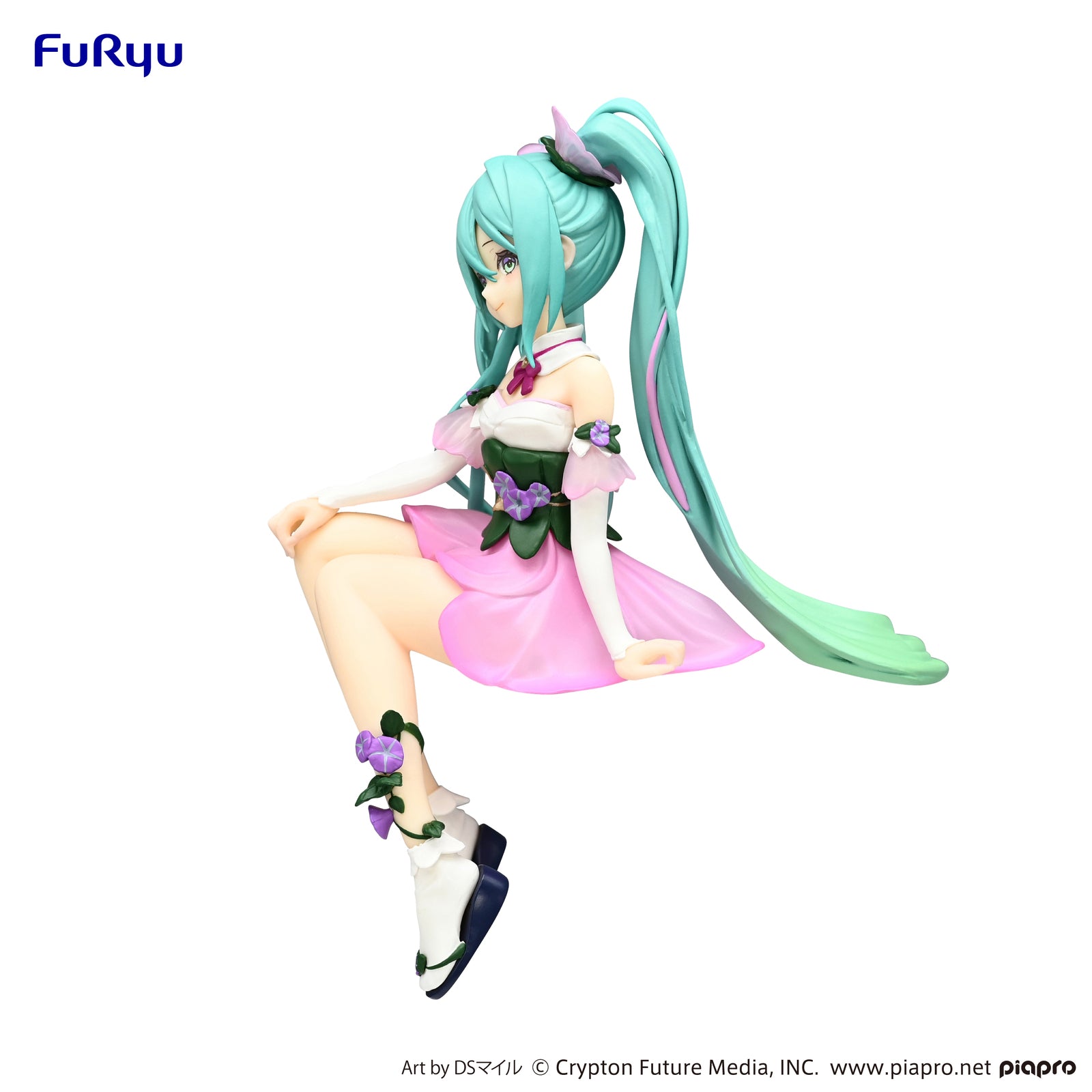 Vocaloid - Hatsune Miku Noodle Stopper Figure (Flower Fairy Morning Glory Pink Color Ver.) | Furyu