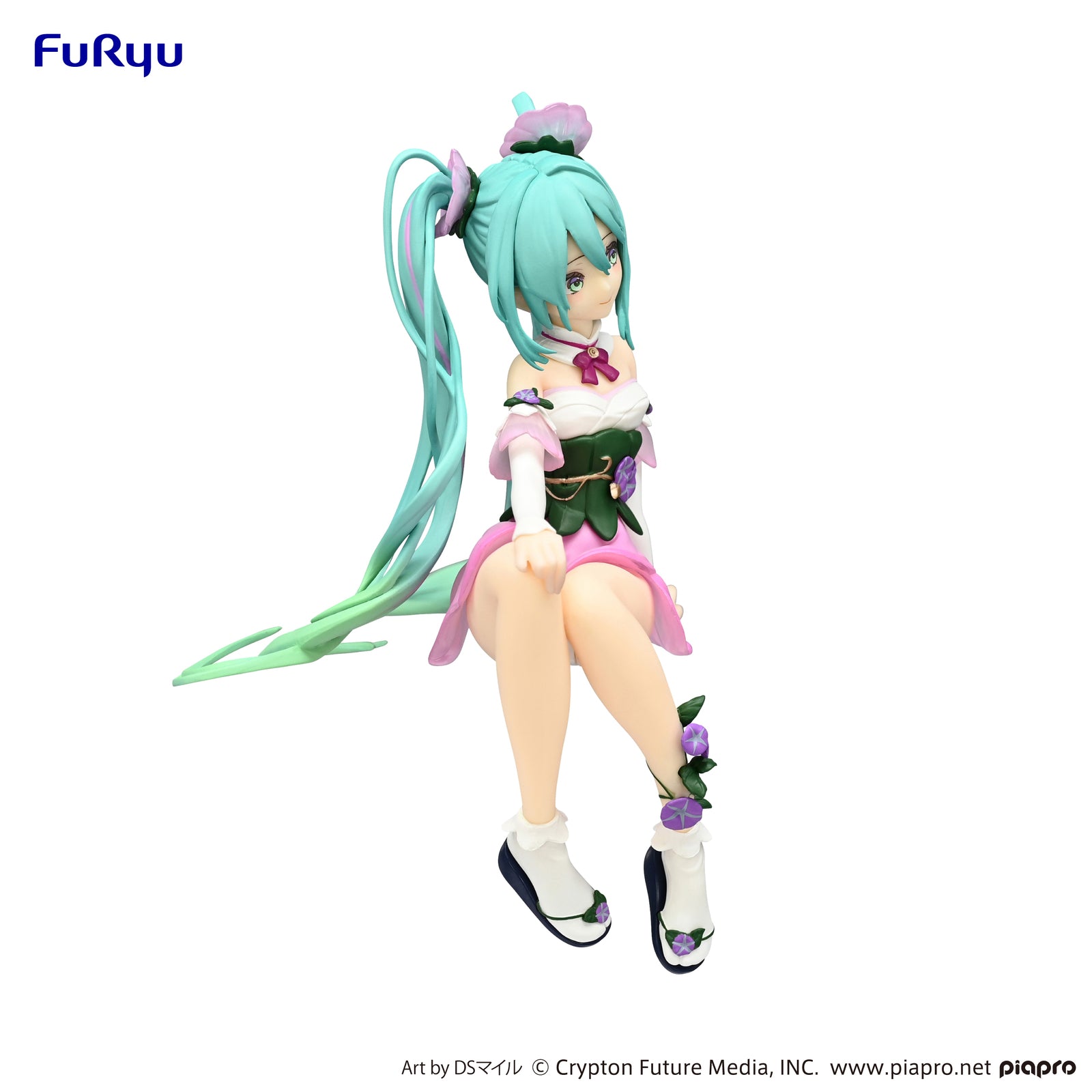 Vocaloid - Hatsune Miku Noodle Stopper Figure (Flower Fairy Morning Glory Pink Color Ver.) | Furyu