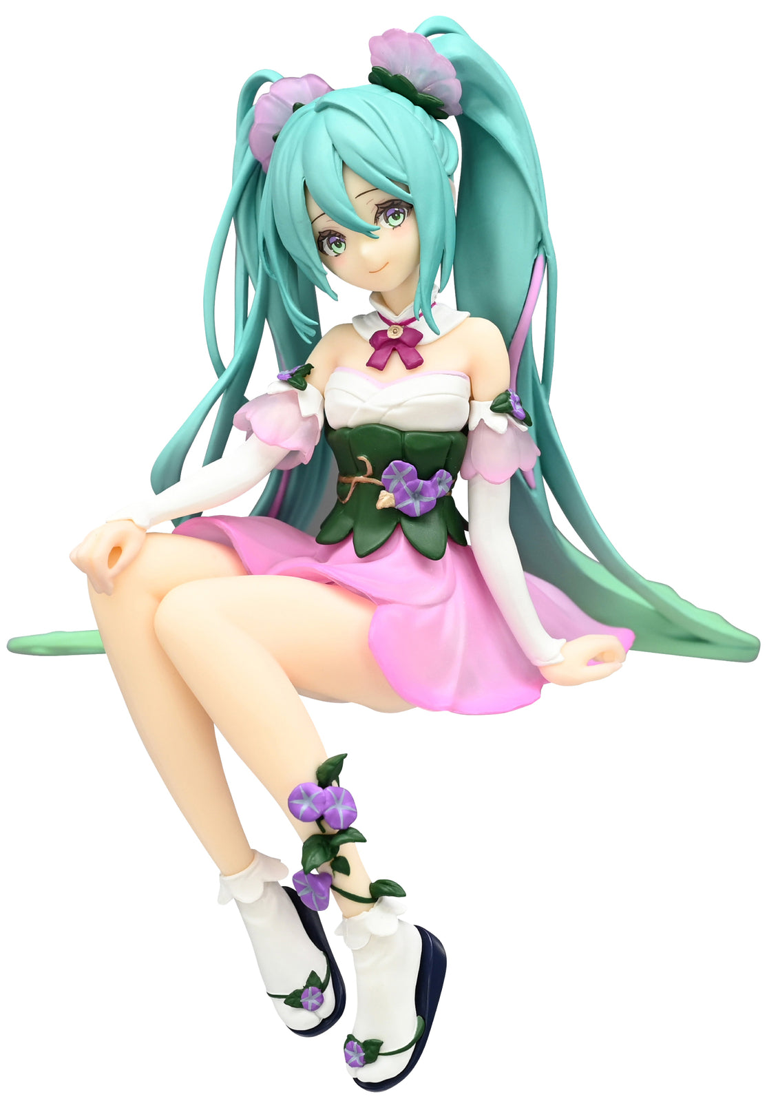 Vocaloid - Hatsune Miku Noodle Stopper Figure (Flower Fairy Morning Glory Pink Color Ver.) | Furyu