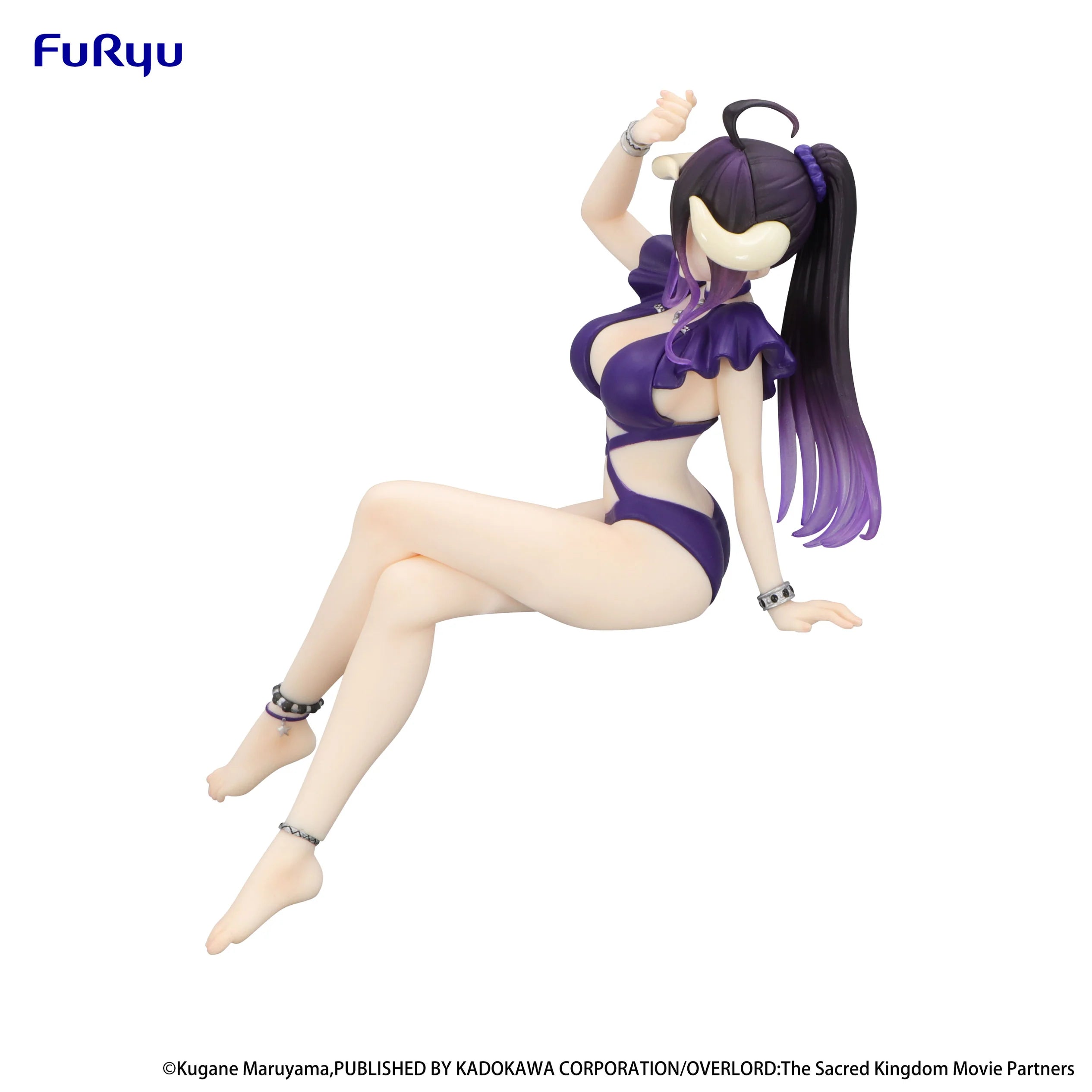 Overlord - Albedo Noodle Stopper Figure (Purple Swimsuit Ver.) | Furyu