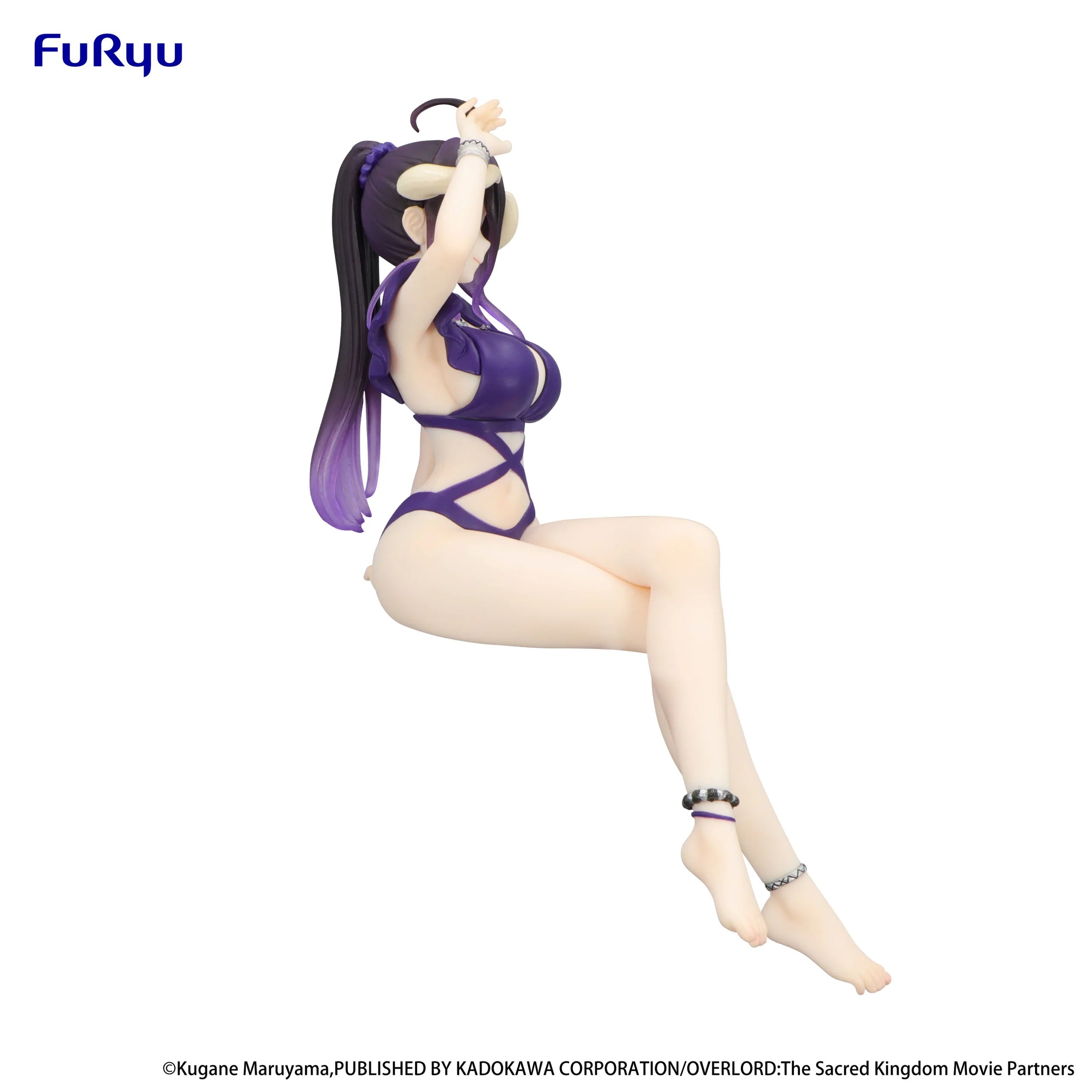 Overlord - Albedo Noodle Stopper Figure (Purple Swimsuit Ver.) | Furyu