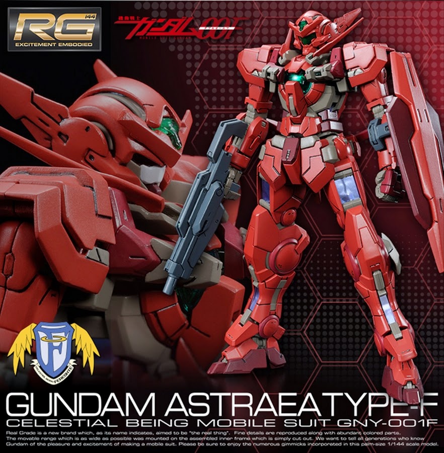 Gundam - RG 1/144 Gundam Astraea Type F [P-Bandai]