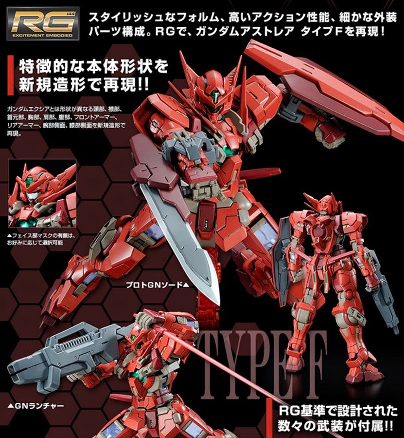 Gundam - RG 1/144 Gundam Astraea Type F [P-Bandai]