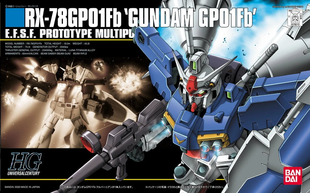 Gundam - HGUC 1/144 Gundam "Zephyranthes" Full Burnern