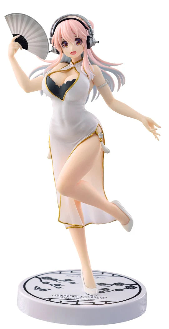 Super Sonico - Super Sonico Trio-Try-iT Figure (White China Dress Ver.) | Furyu