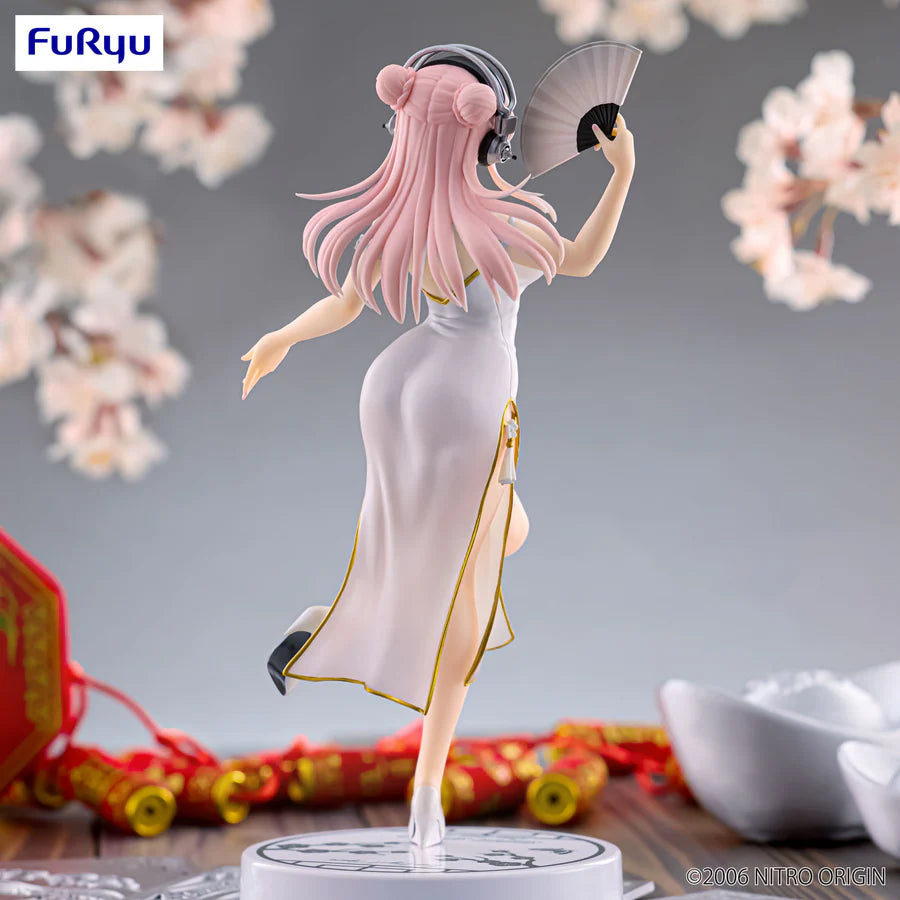 Super Sonico - Super Sonico Trio-Try-iT Figure (White China Dress Ver.) | Furyu
