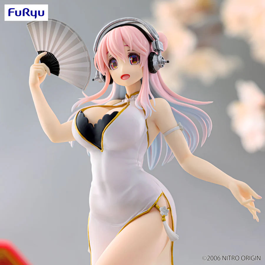 Super Sonico - Super Sonico Trio-Try-iT Figure (White China Dress Ver.) | Furyu