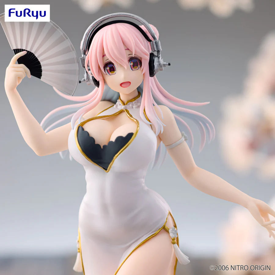Super Sonico - Super Sonico Trio-Try-iT Figure (White China Dress Ver.) | Furyu