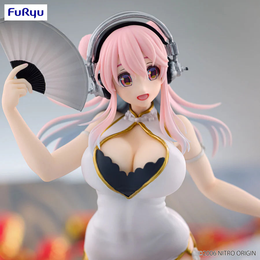 Super Sonico - Super Sonico Trio-Try-iT Figure (White China Dress Ver.) | Furyu